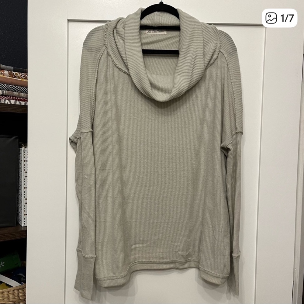 Free People Cowl Neck Sweater